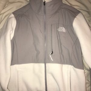 White Northface Zip-Up